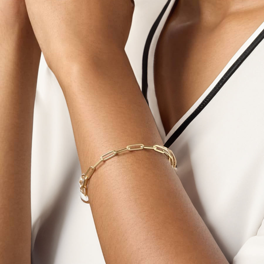 The Bold Paperclip Bracelet