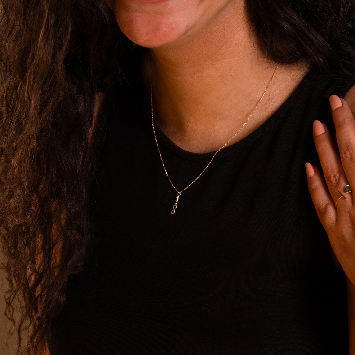 The Petit Trio Infinity Necklace