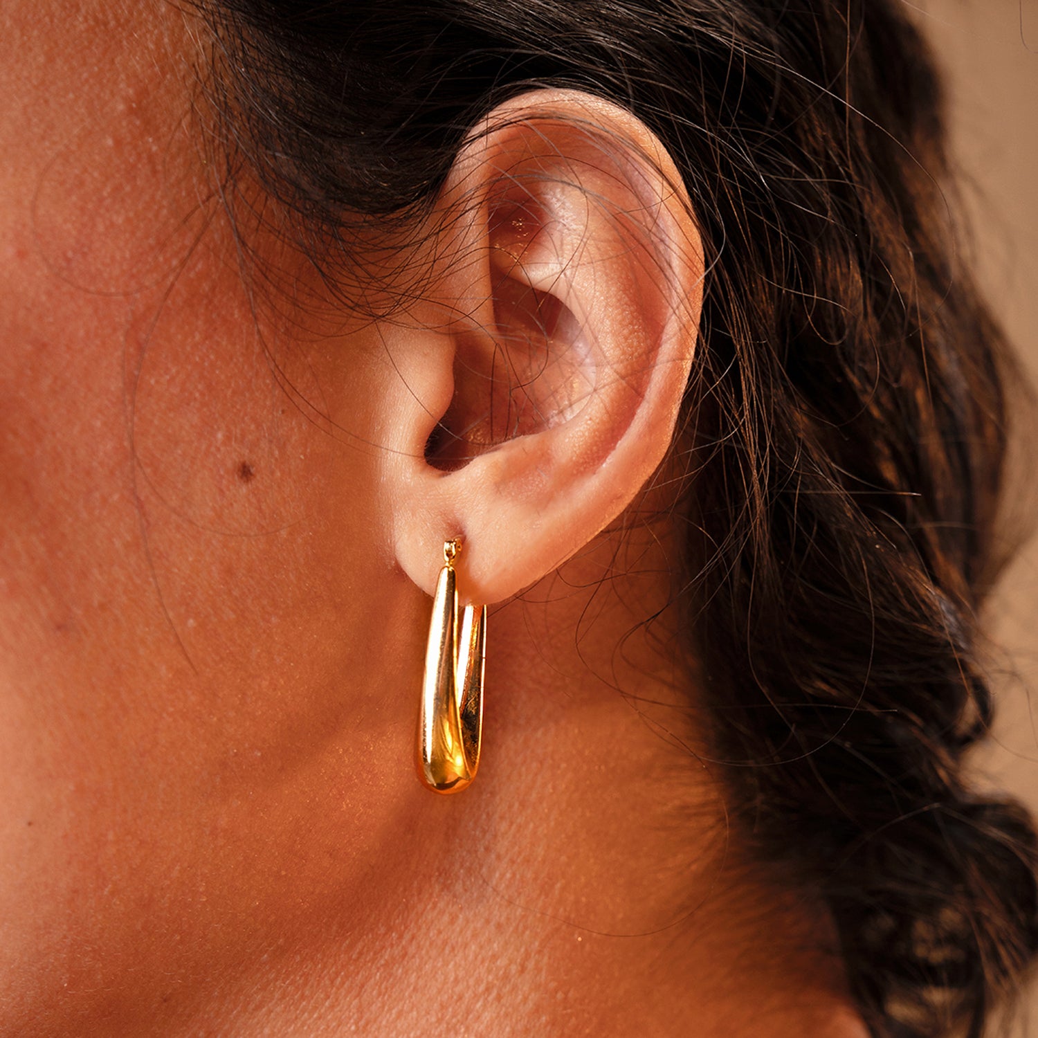 The Always U Gold Hoop