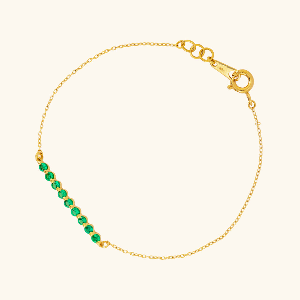 The Celestial Emerald Bracelet