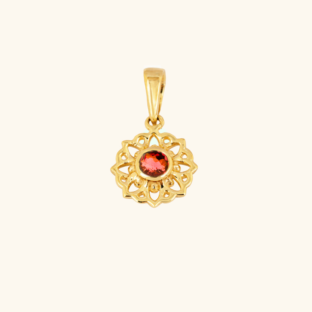 The Dahlia Ruby Pendant