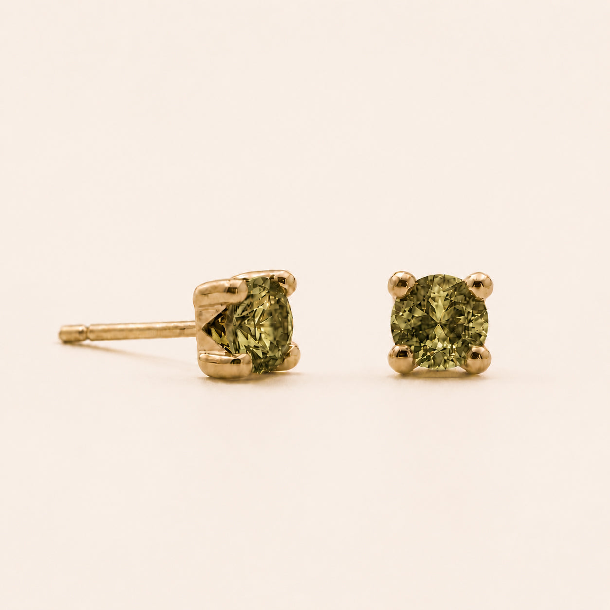 The Peridot Gemstone Studs