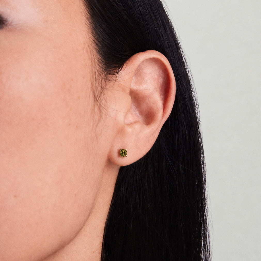The Peridot Gemstone Studs