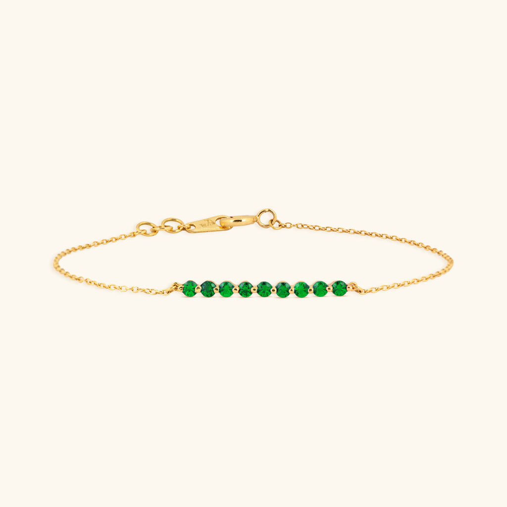 The Celestial Emerald Bracelet