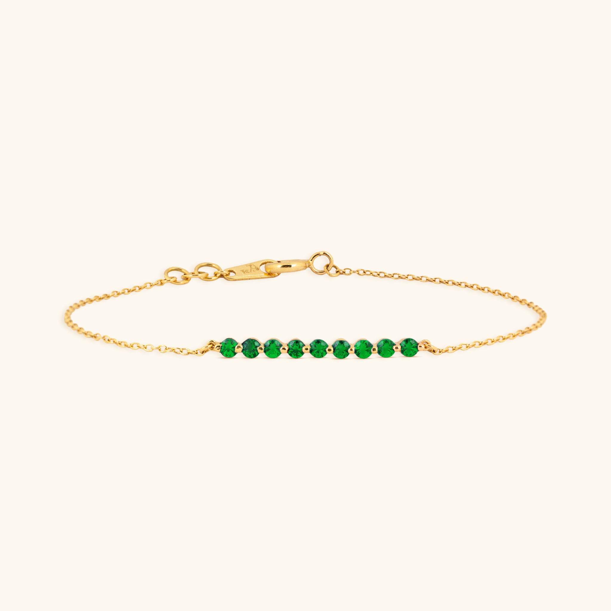The Celestial Emerald Bracelet