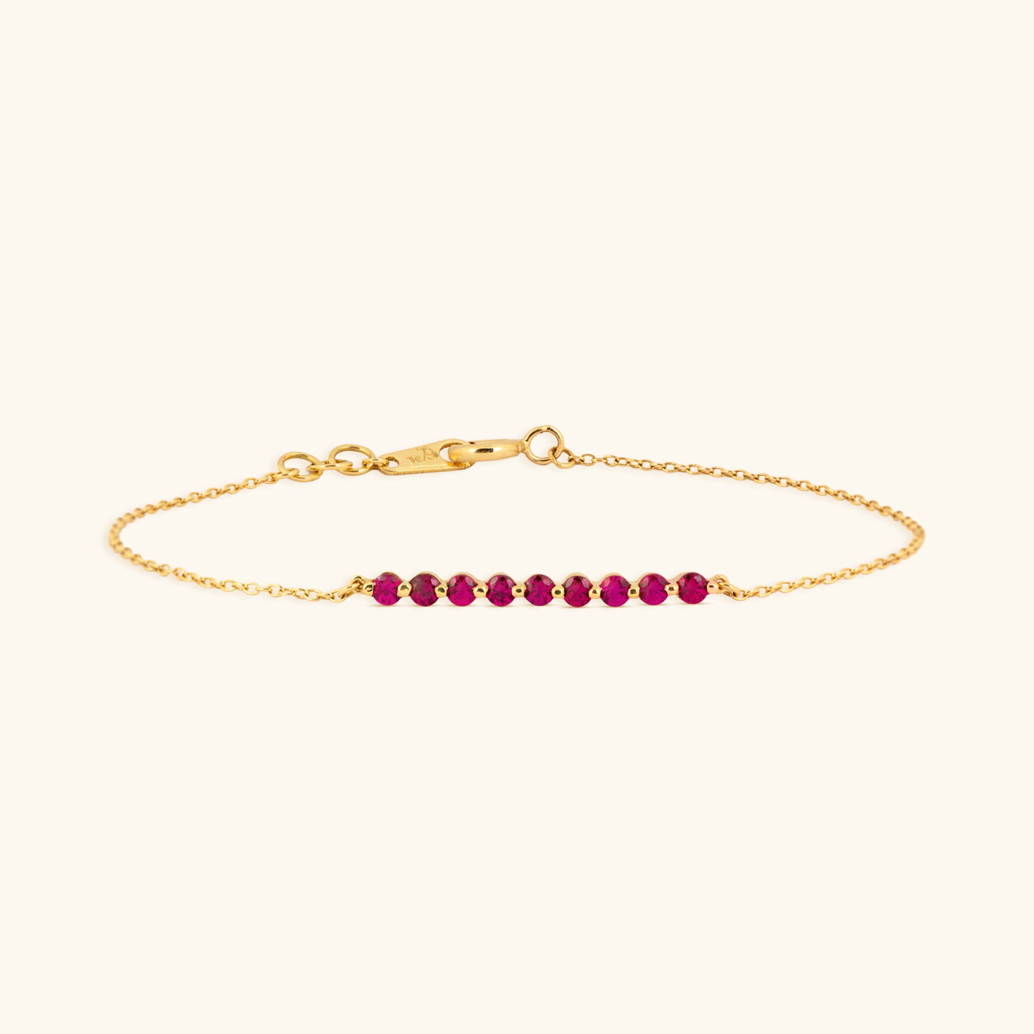 The Celestial Ruby Bracelet