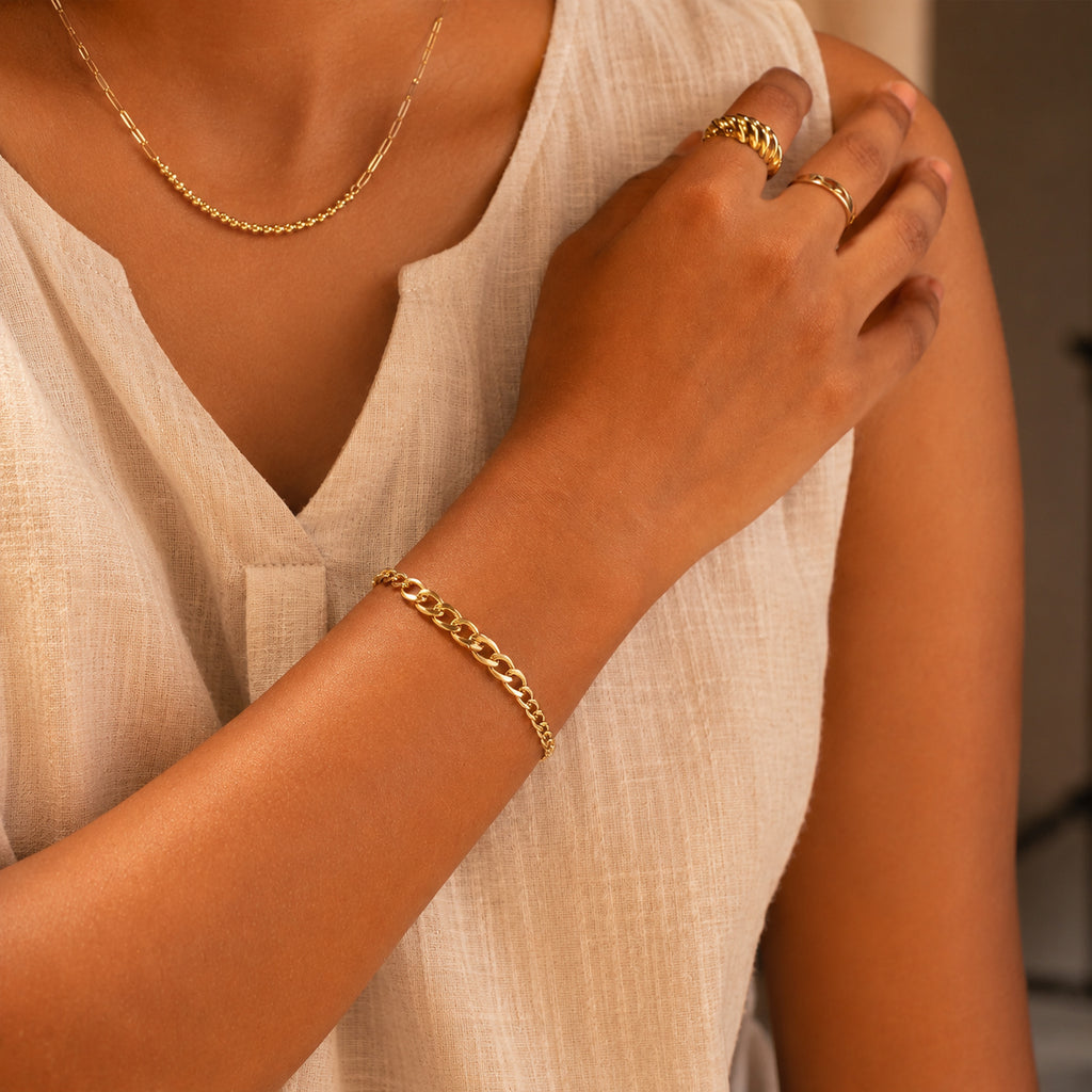 The Rising Curb Bracelet