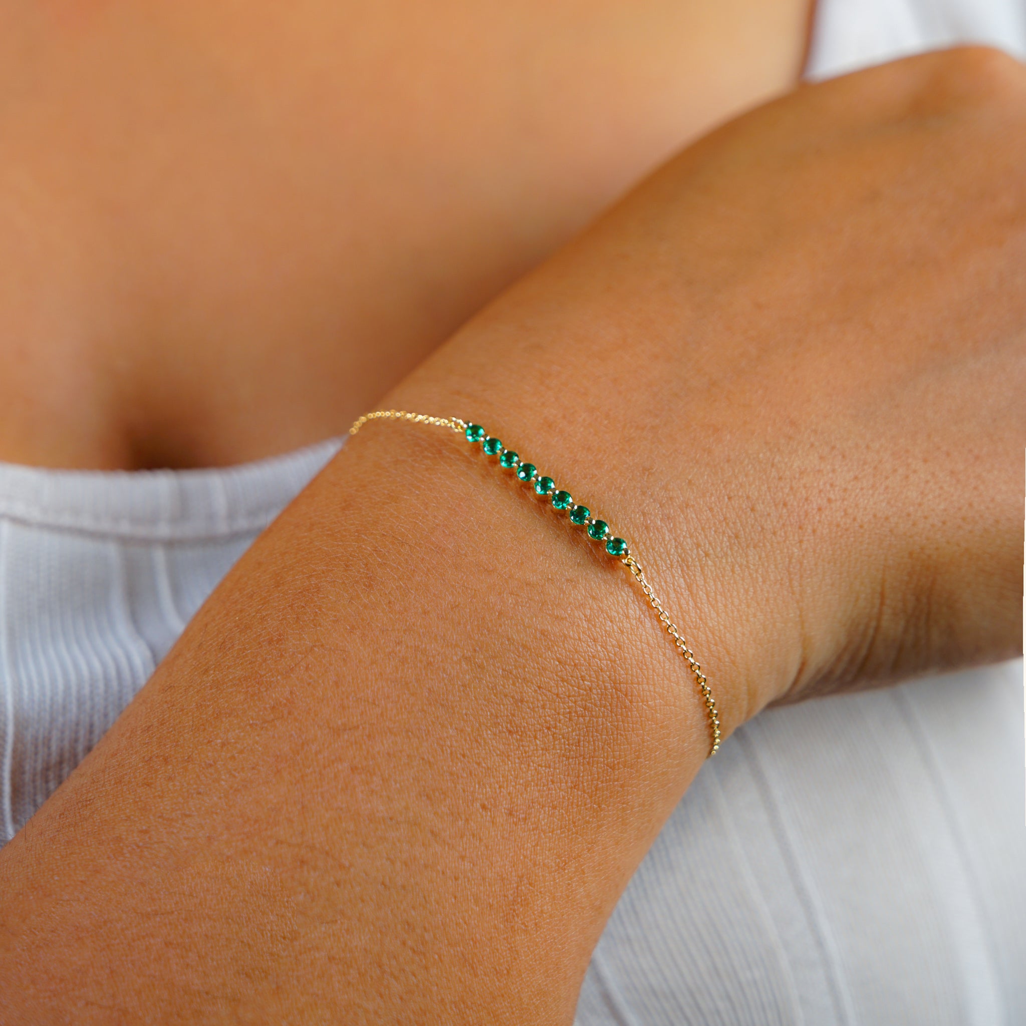 The Celestial Emerald Bracelet