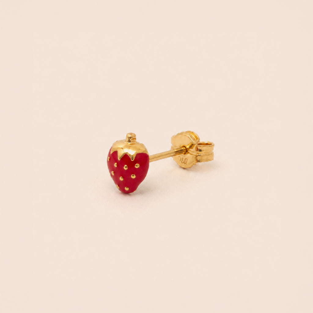 The Petit Strawberry Studs