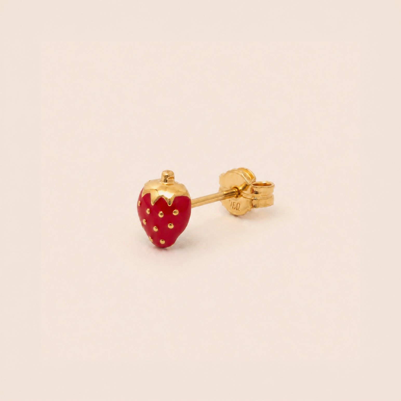 The Petit Strawberry Studs