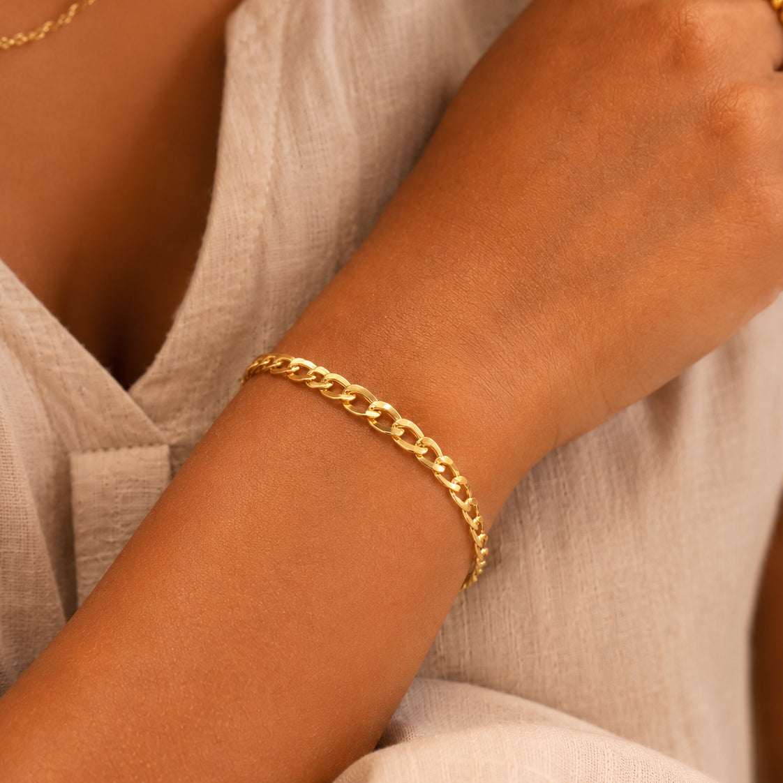 The Rising Curb Bracelet