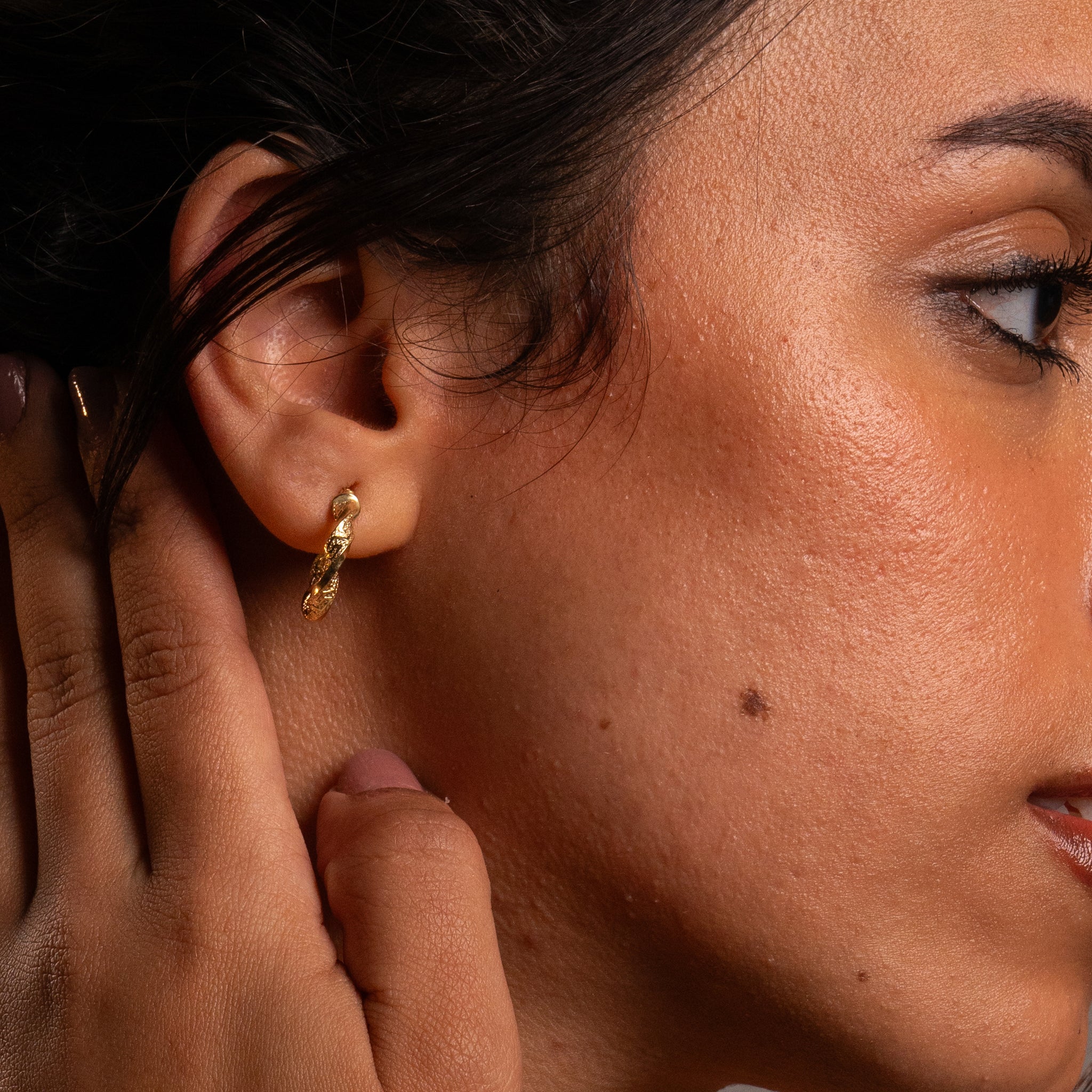 The Twisted Itched Hoops